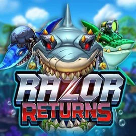 Official Slots logo: Razor Returns by Push Gaming at SpinTexas Casino